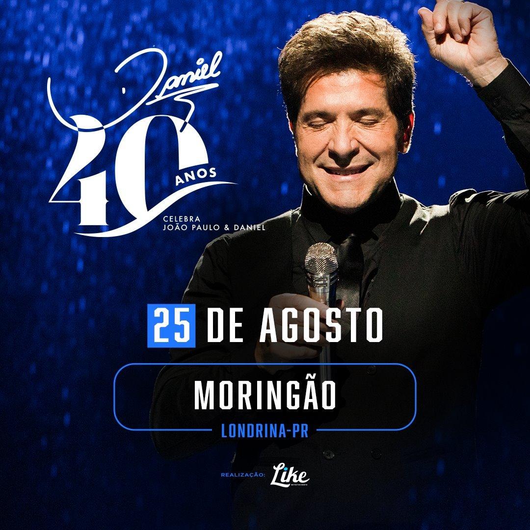 Show de Daniel em Londrina é Sucesso Estrondoso e Celebra Legado de João Paulo - Cover Image